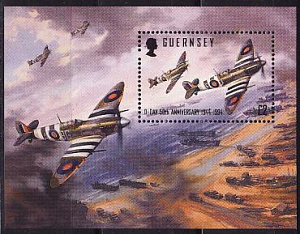 Гернси, 1994, 50 лет высадки союзников в Нормандии, блок